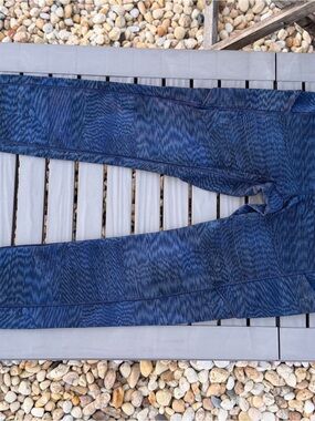 lululemon athletica Blue Patterned Leggings
